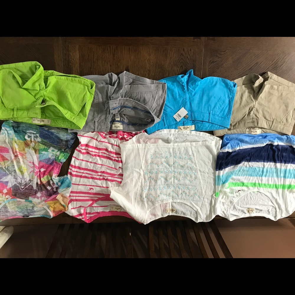 FOUR HOLLISTER OUTFITS
